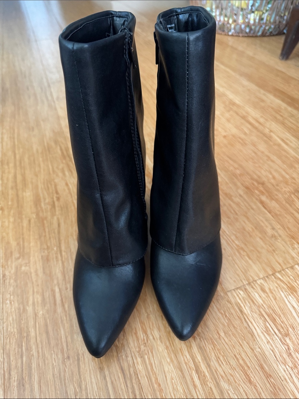 Target Black Pointed-Toe Ankle Booties